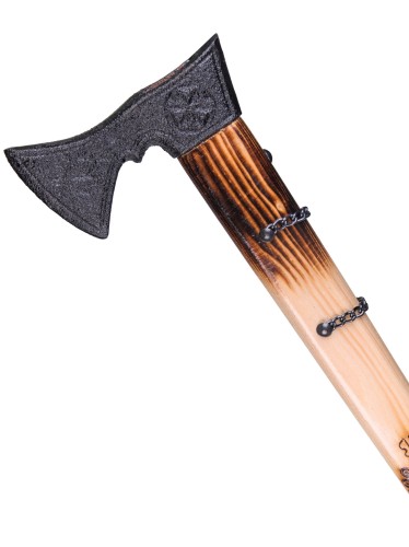 Ciupaga góralska metalowa głownia przepalana 90 cm