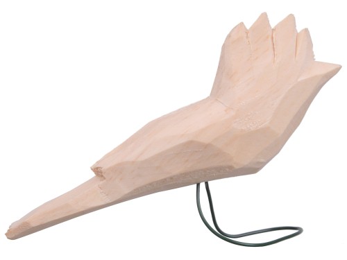 Ptak dudek ptaszek drewniany surowe drewno do pomalowania 10 cm
