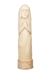 Rzeźba drewniana Maryja z różańcem 32 cm
